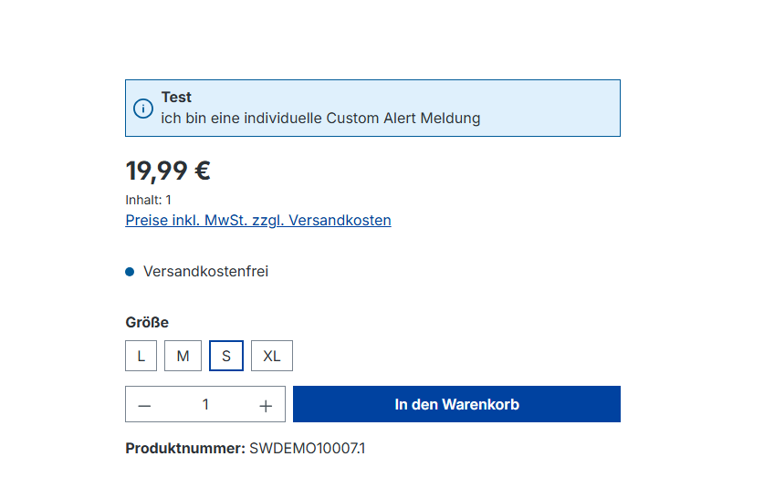 Eigene Alert Meldungen erstellen (Custom Alerts)